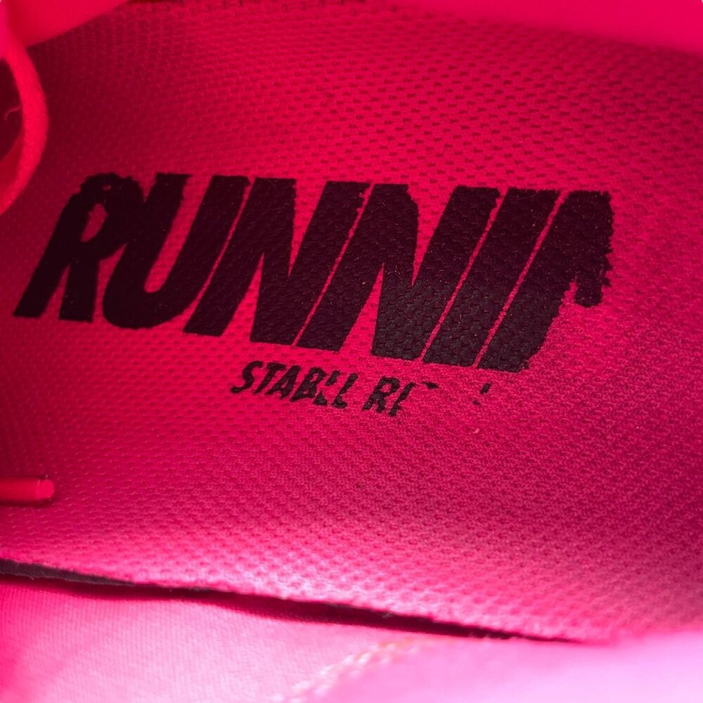 Nike Womens 11 Lunarlon Running Shoes Hot Pink Breathable Mesh Athletic Sneakers - Picture 6 of 16